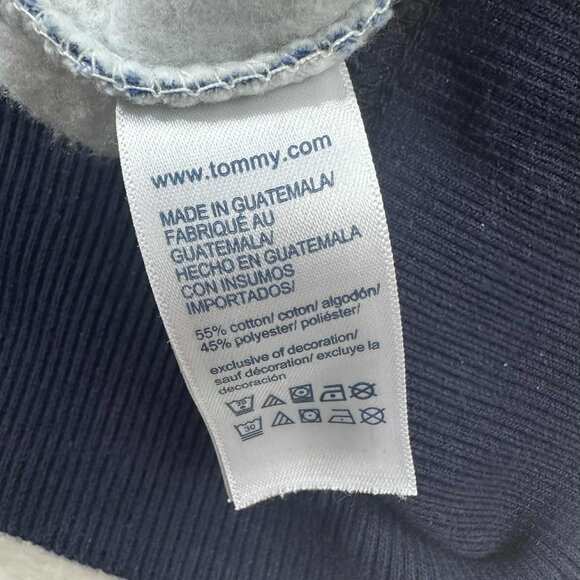 Tommy Hilfiger Blue Logo Crewneck Sweatshirt - Picture 6 of 13